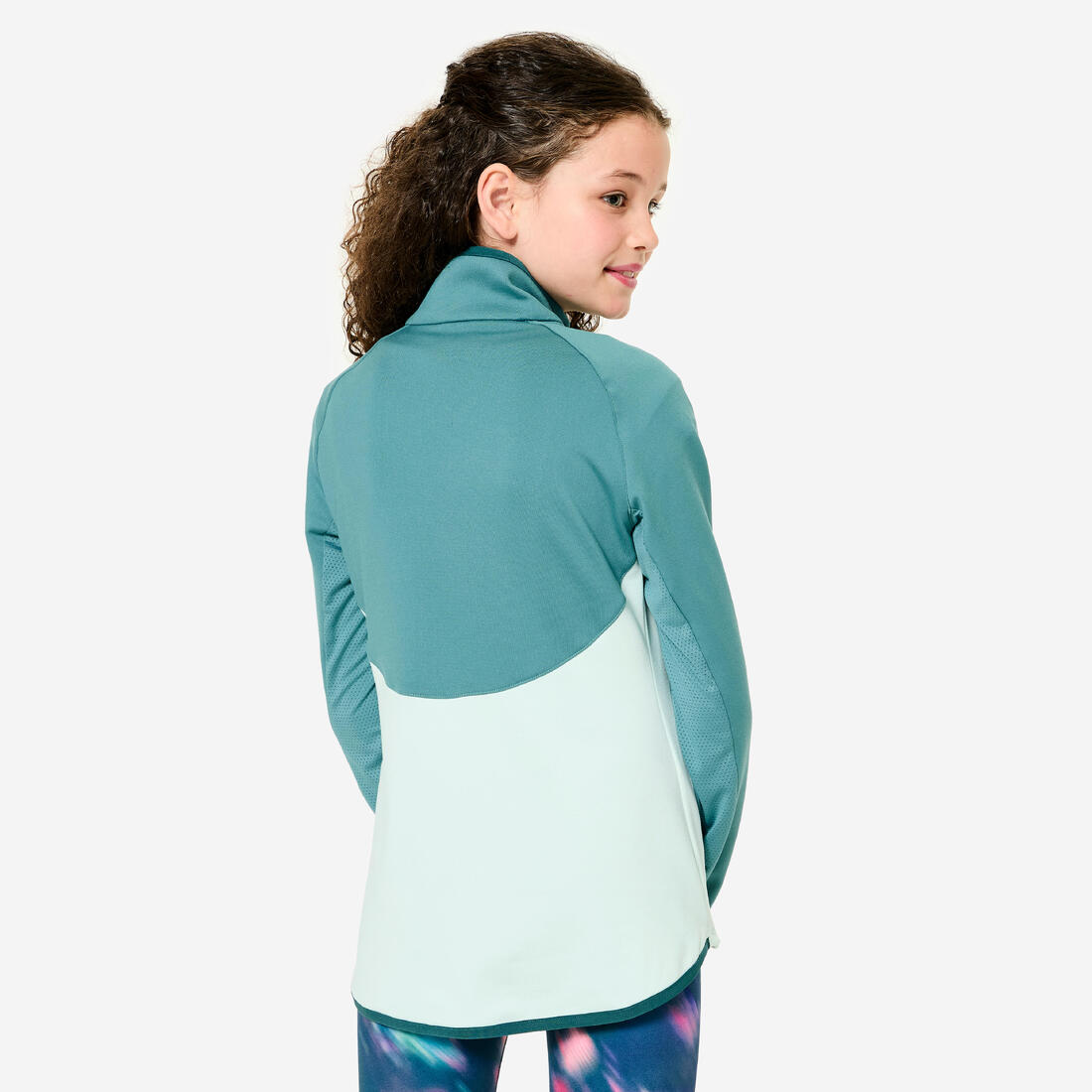 Veste de sport cintrée fille, vnoir