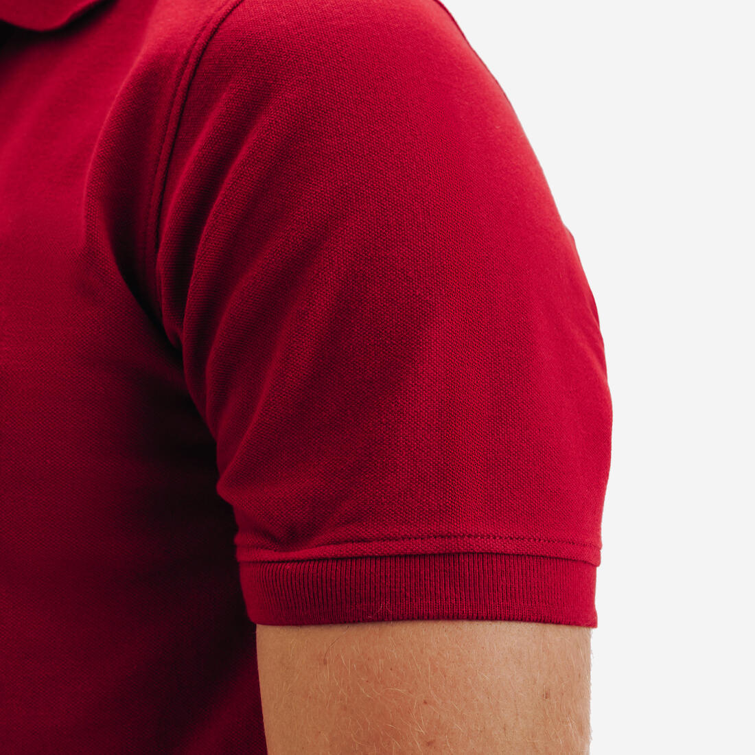 Polo de golf en coton polyester manches courtes homme, MW500