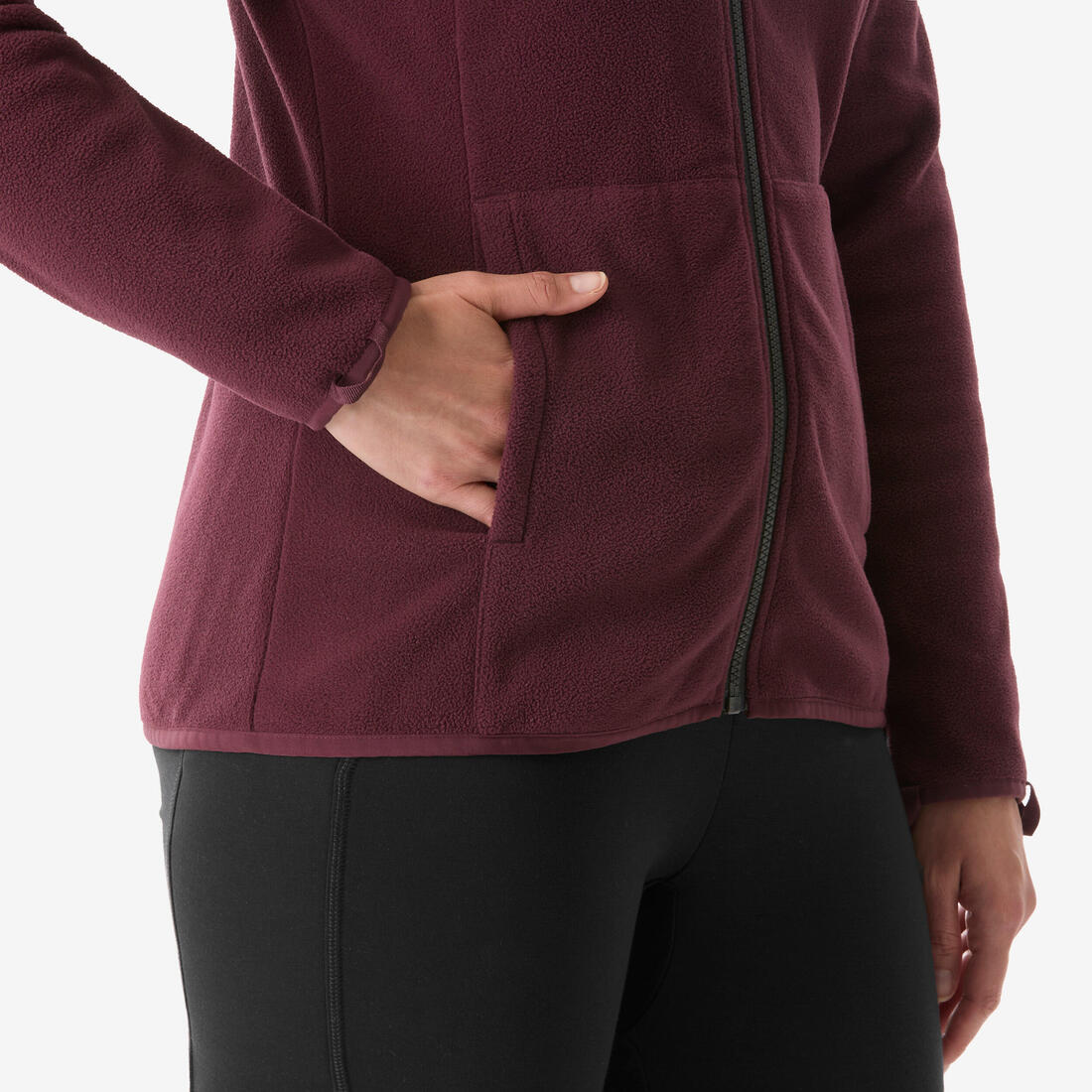 Veste de randonnée 0°C chaude femme, NH100 3en1