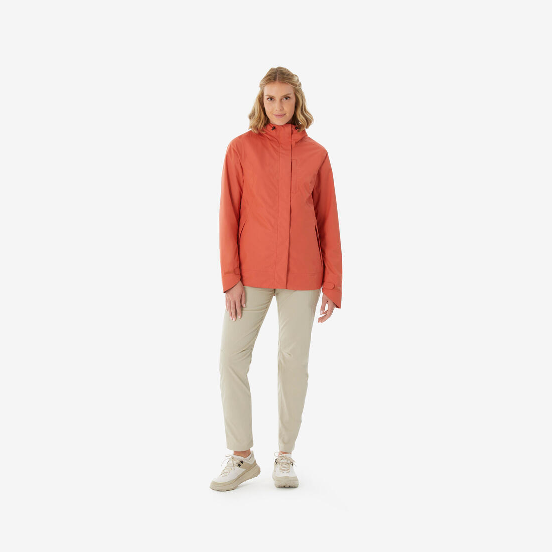 Veste de randonnée imperméable femme, NH500