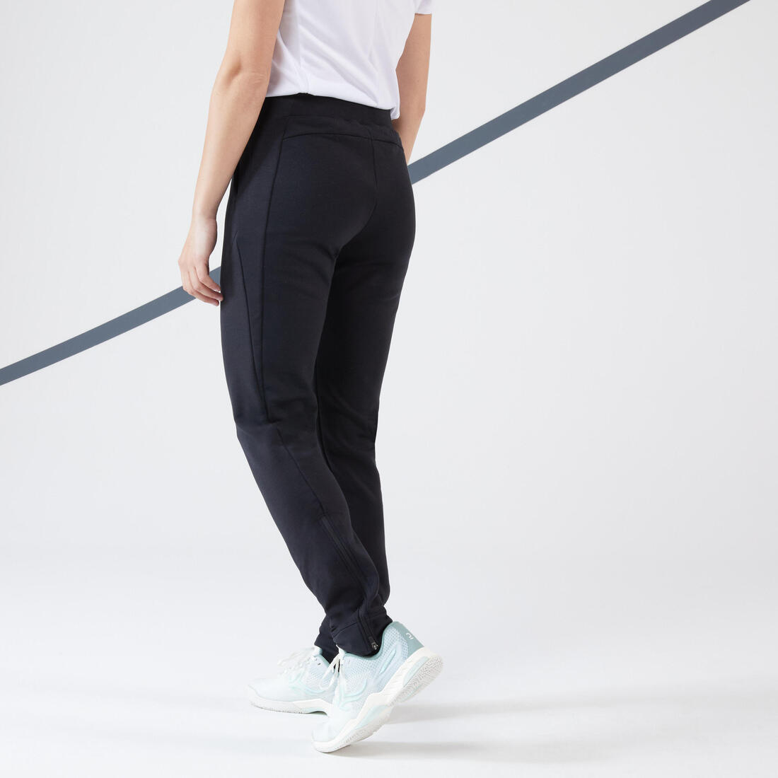 Pantalon tennis dry soft femme - Dry 900 marine