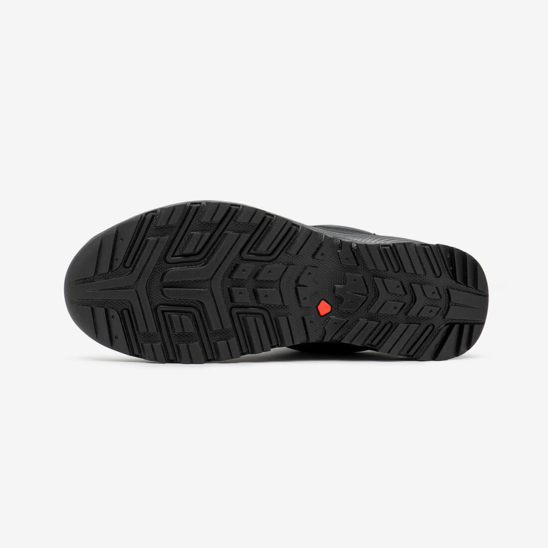 Chaussure de randonnée basse imperméable femme, NH100 gris