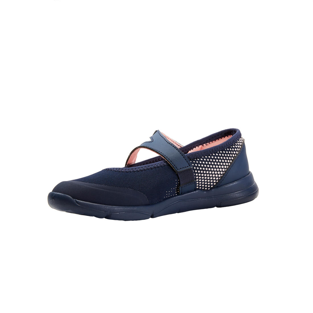 Ballerines à scratch enfant - PW 160 BR'EASY JR corail du 28 au 39