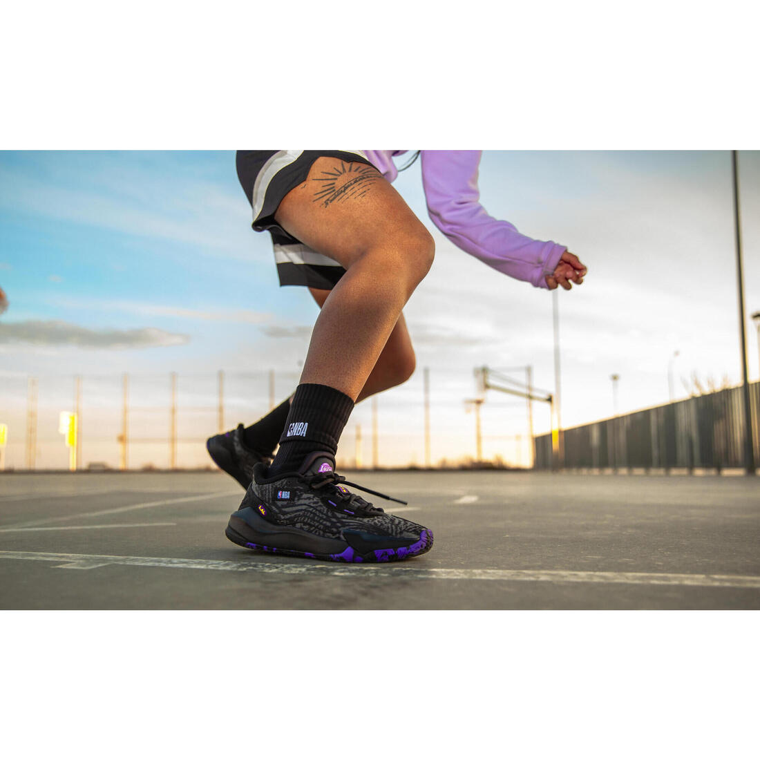 Chaussures de basketball NBA Lakers homme/femme -  FAST 900 LOW-1