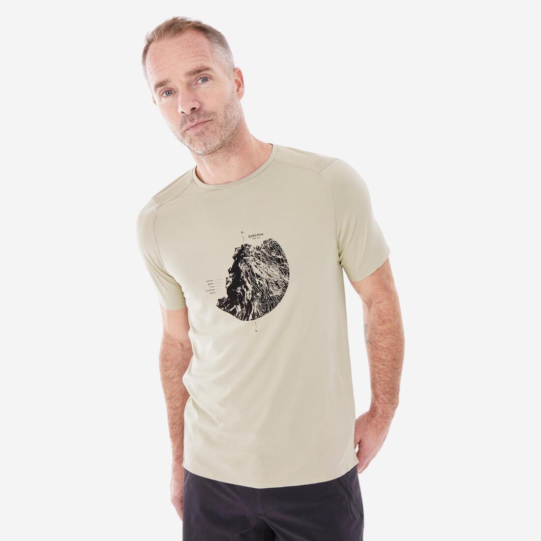 T-shirt de randonnée manches courtes - MH500 - homme