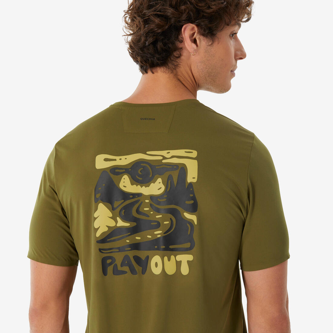 T-shirt de randonnée manches courtes - MH500 - homme