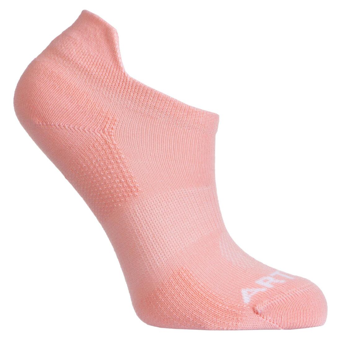 CHAUSSETTES TENNIS ENFANT BASSES ARTENGO RS 160 GRIS LOT DE 3