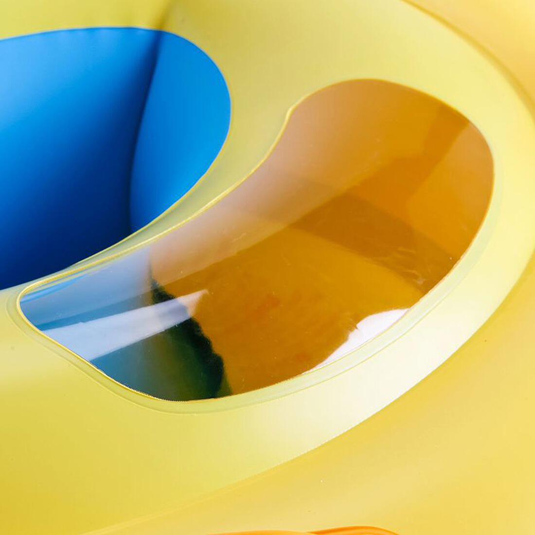 Bouée siège de piscine avec poignées Bébé 7-11kg - jaune