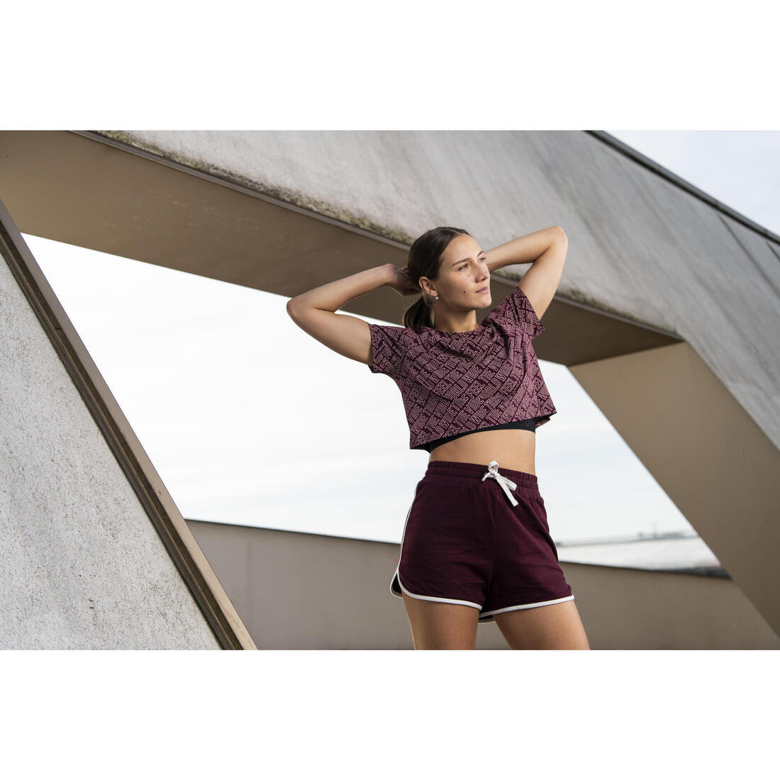 Short danse moderne taille haute - Femme - Noir