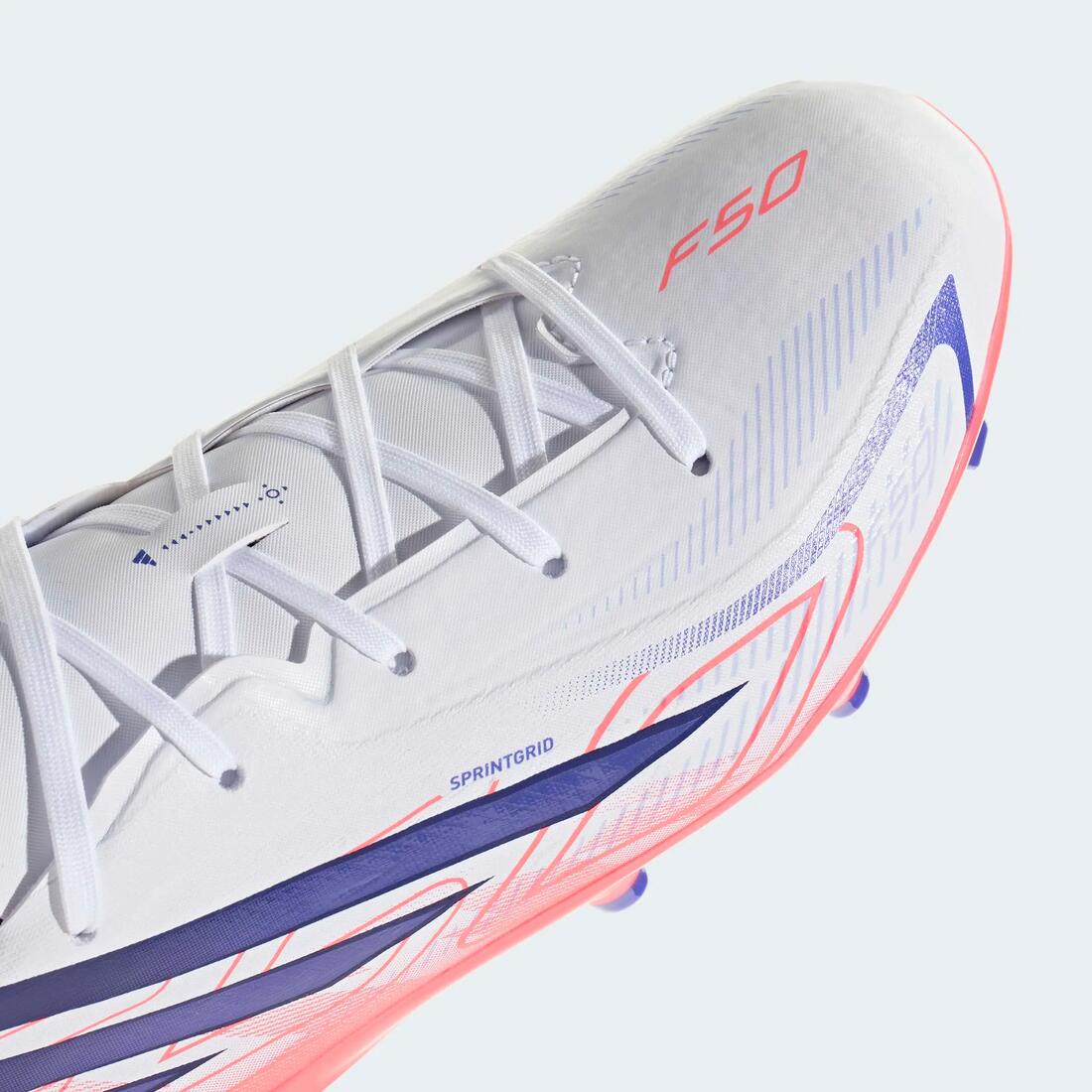adidas F50 Hyperfast League FG/MG chaussure Enfant Blanc/Violet