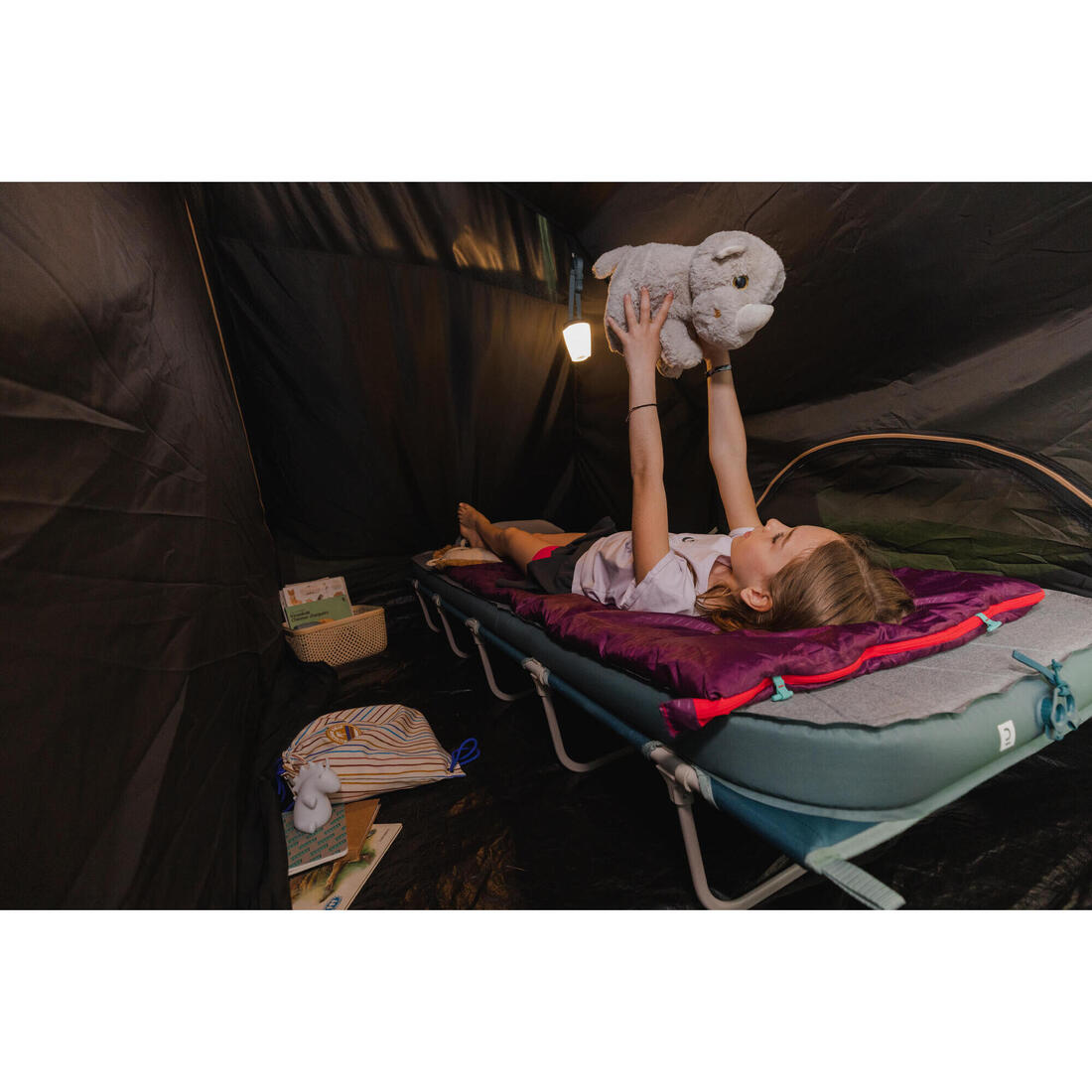 LIT DE CAMP POUR LE CAMPING - CAMP BED BASIC 60 CM - 1 PERSONNE