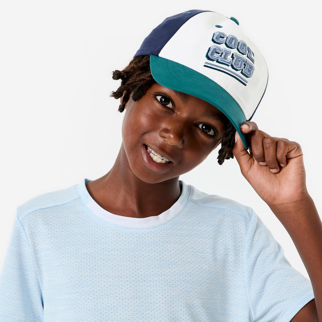 Casquette enfant respirante réglable mixte
