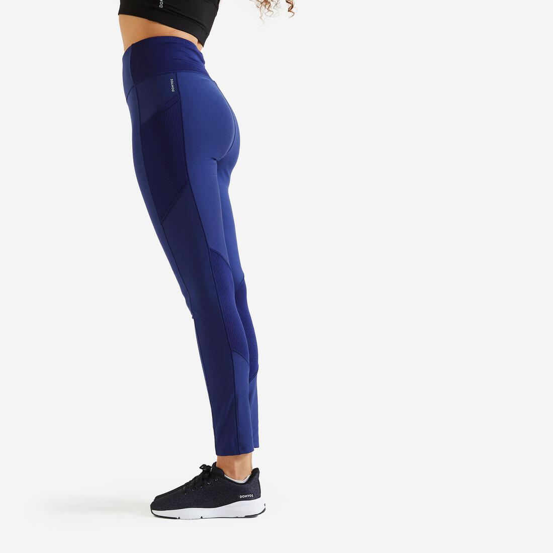 Legging fitness avec poche téléphone femme – bleu cosmos