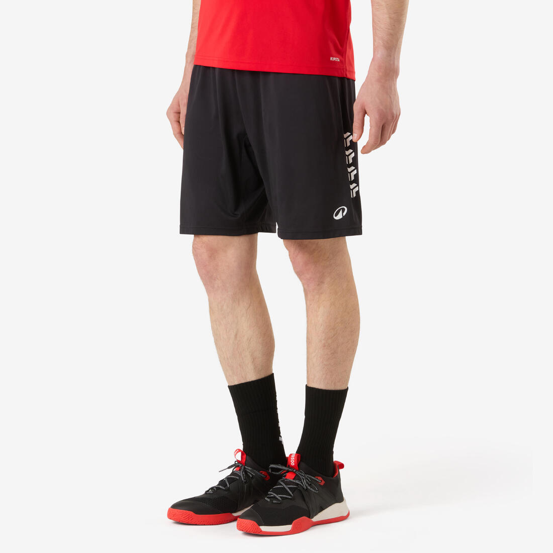 Short de handball Homme - H100 noir