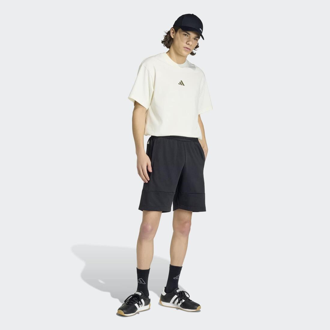 Short de fitness en coton homme