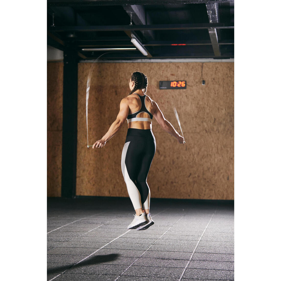 Corde à sauter cross training vitesse - speed rope pro noire