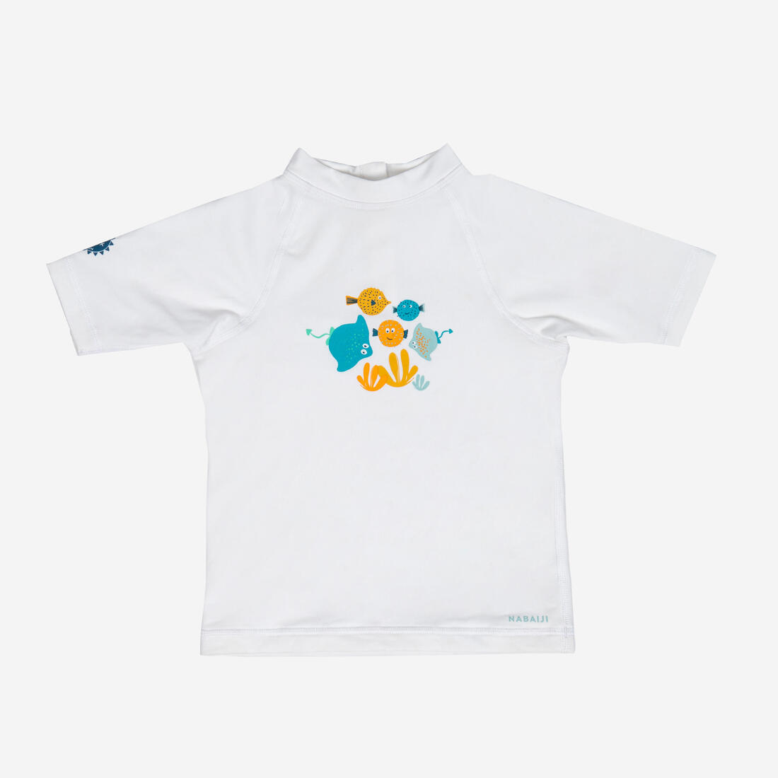 T-shirt anti uv bébé manches courtes corail