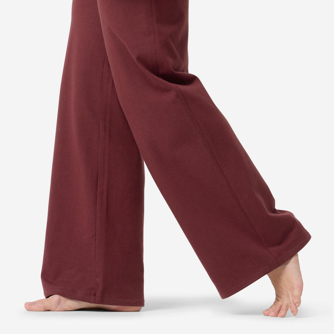 Pantalon de yoga coton  doux taille haute femme