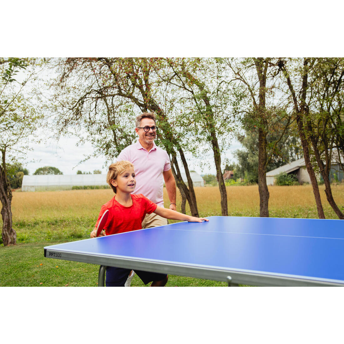 TABLE DE PING PONG EXTÉRIEURE PPT 500.2 BLEUE