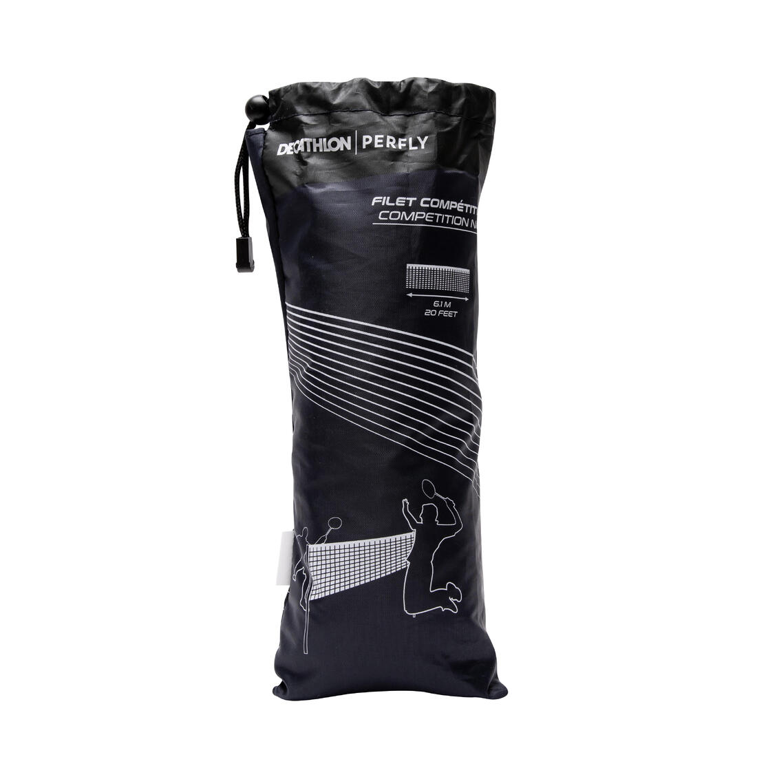 Filet De Badminton Competition Net - Noir