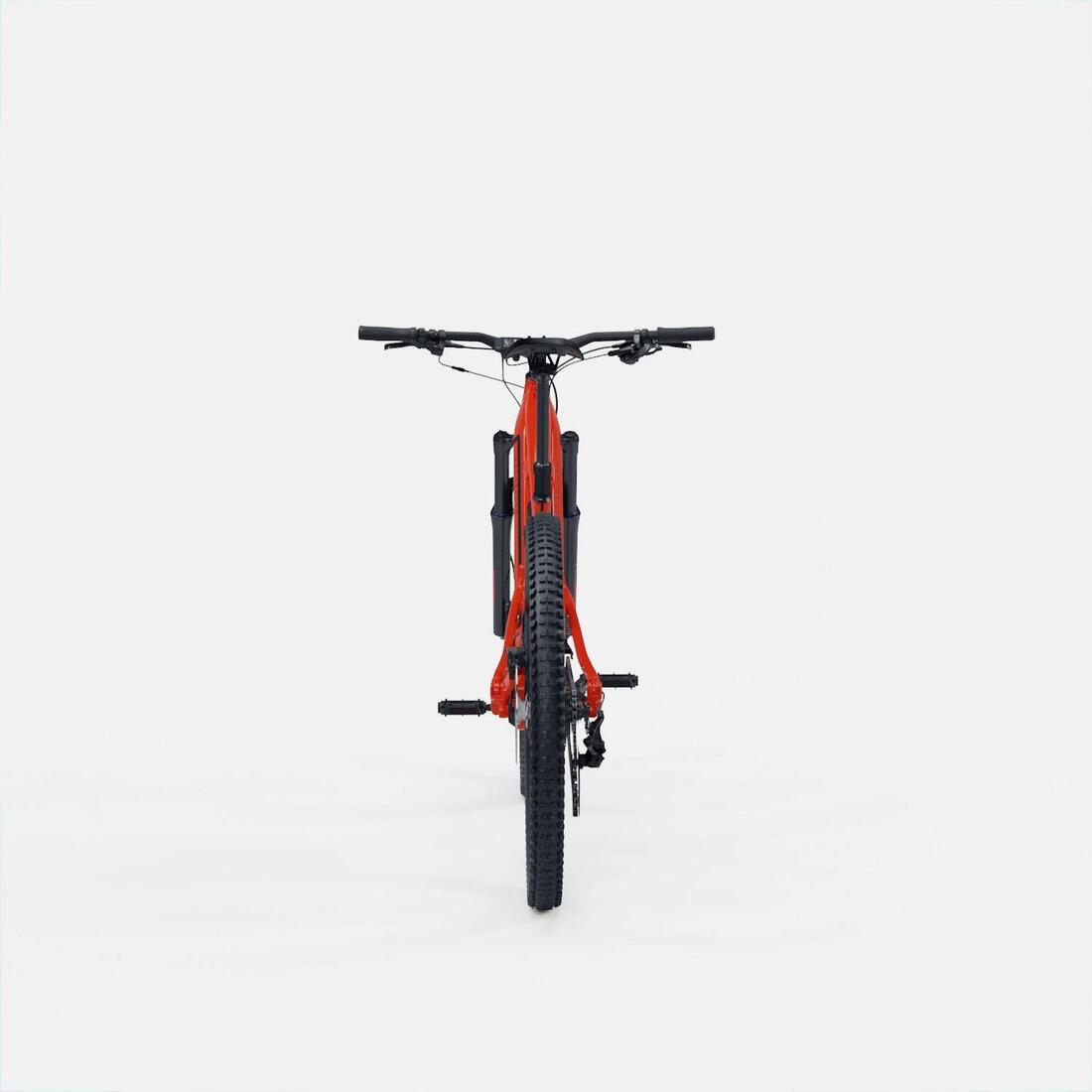 Vélo VTT électrique tout suspendu 29" - E-EXPL 520 S Rouge vif