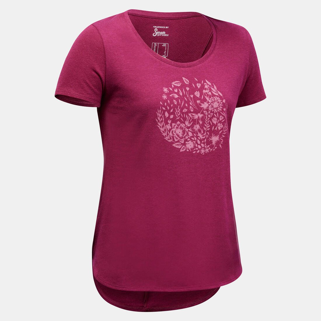 T-shirt de randonnée - NH500 - Femme