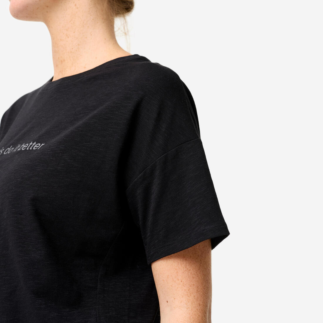 T-shirt manches courtes de yoga femme