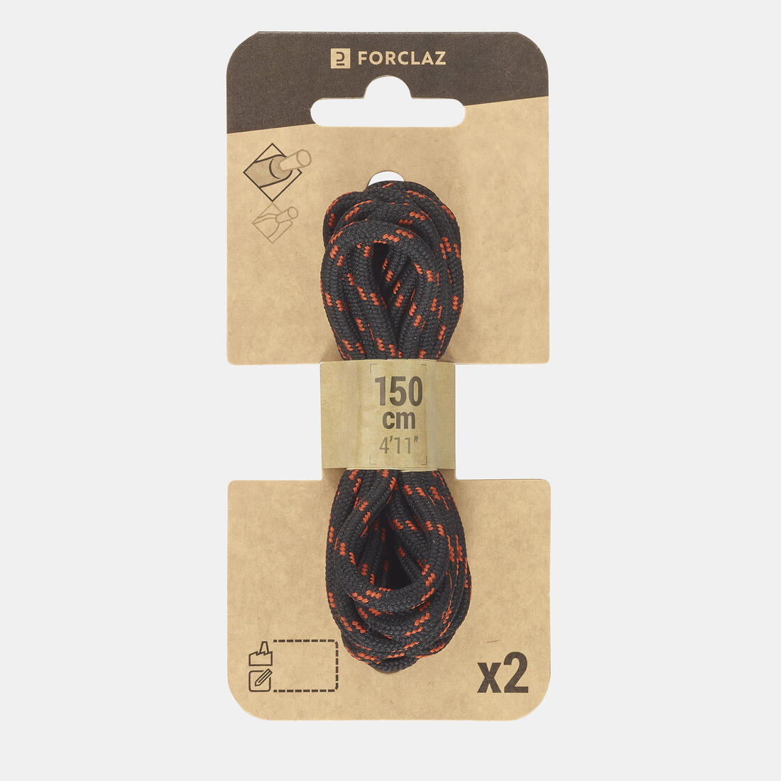 Lacets ronds pour chaussures de Randonnée