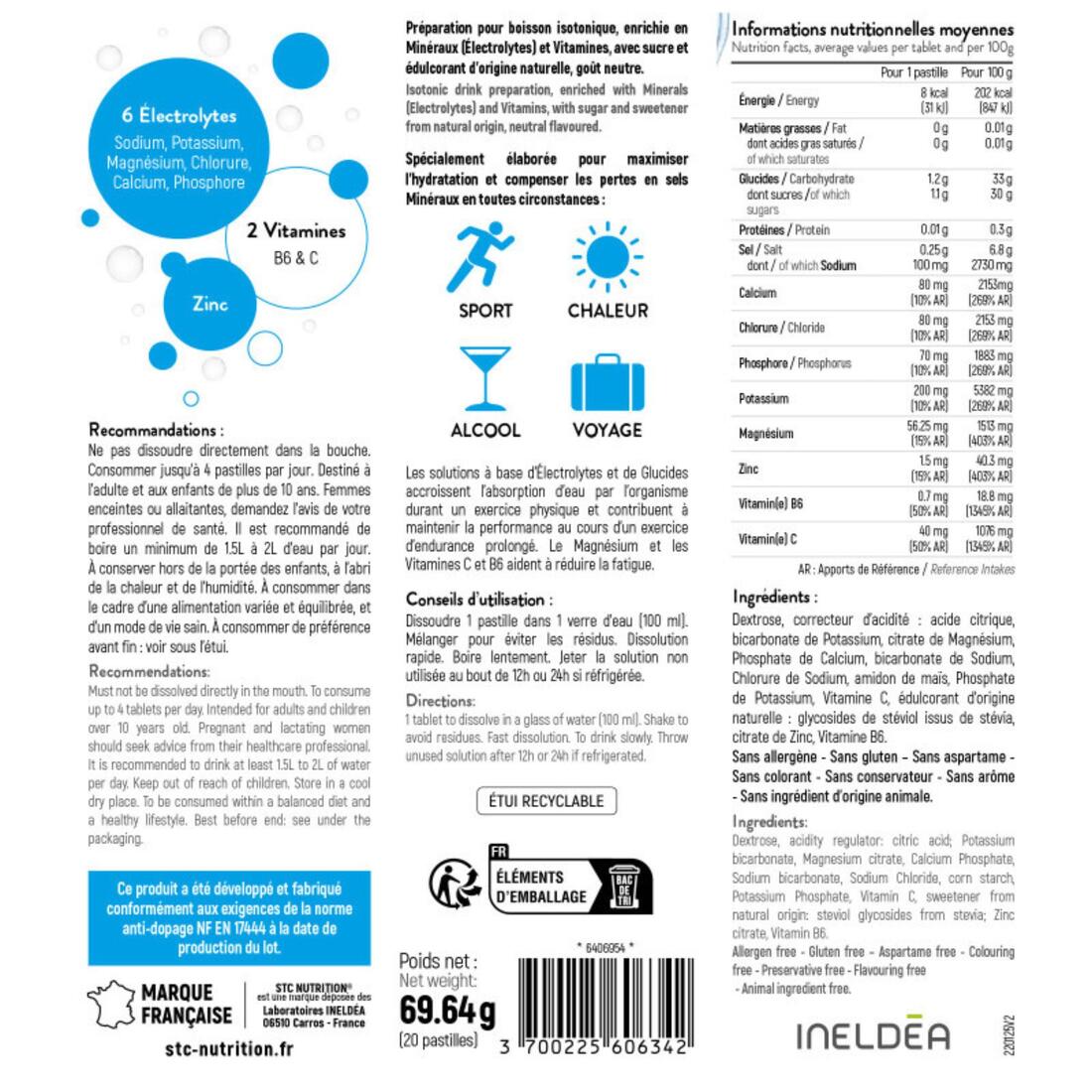 REU-STC HYDRA + 20 PASTILLES GOUT NEUTRE