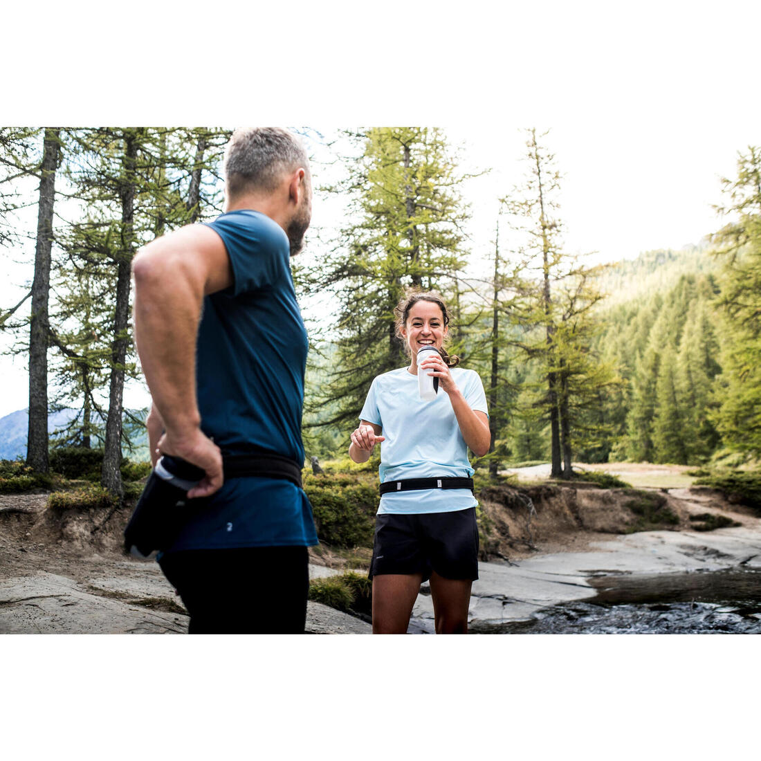CEINTURE PORTE BIDON TRAIL RUNNING 500 ML - VENDUE AVEC BIDON 500 ML