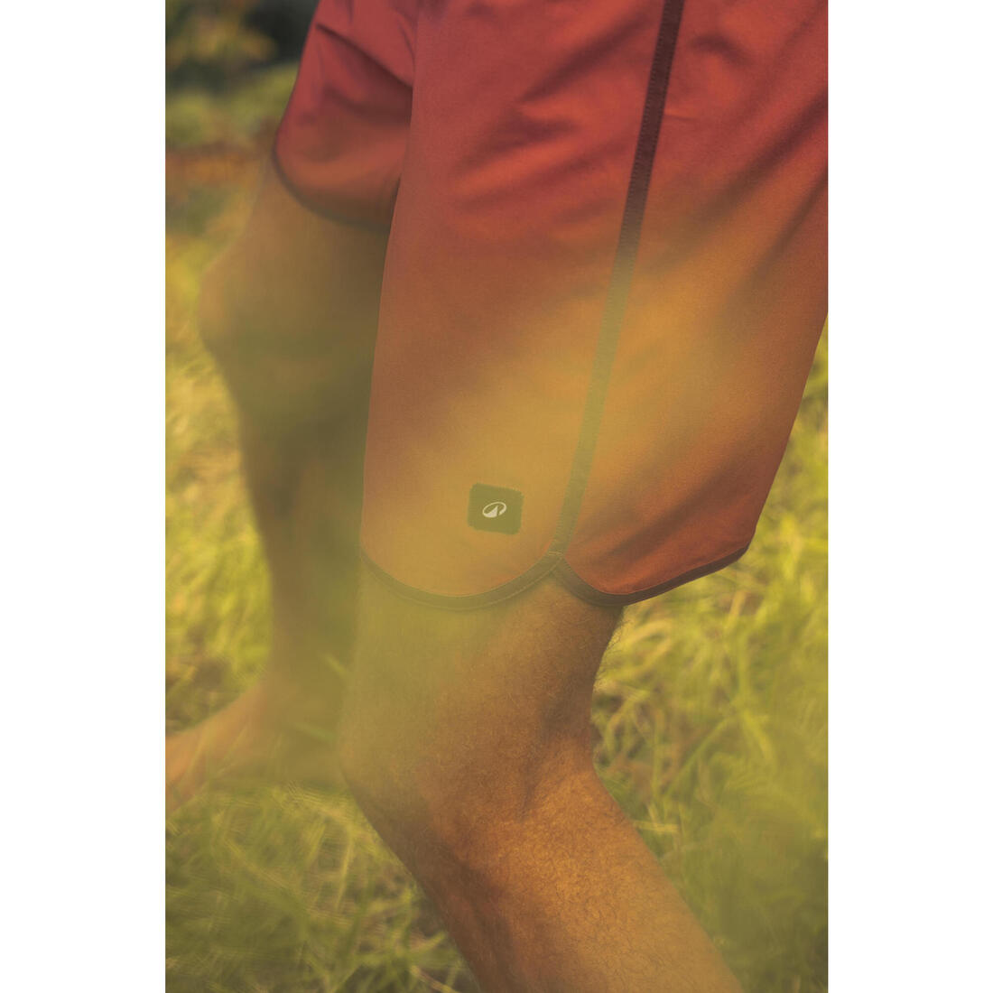 Boardshort surf short de bain surf mi-long 18" homme, 500 Marin