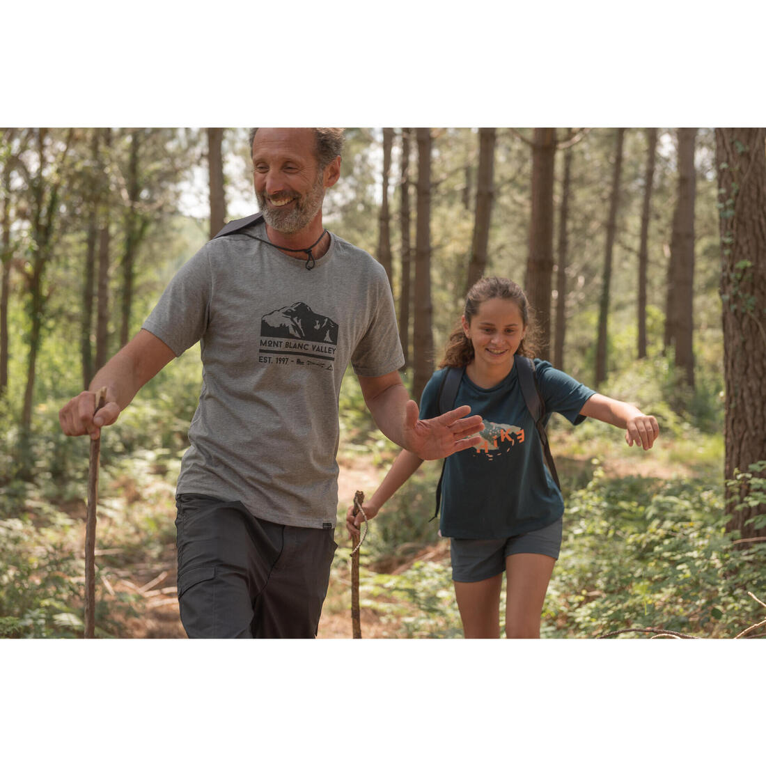 T-Shirt manches courtes Randonnée Homme TechTIL 100