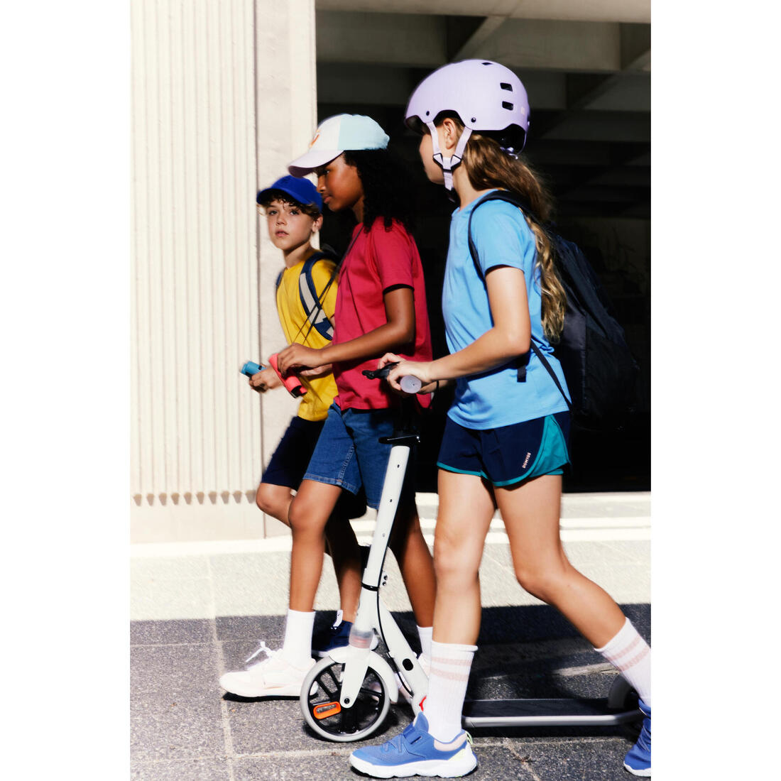 Casque roller skateboard trottinette MF540 FLOWER