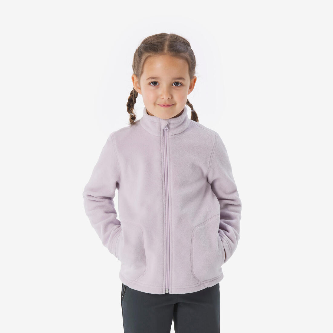 Veste polaire de randonnée enfant 2-6 ans, MH100 zip