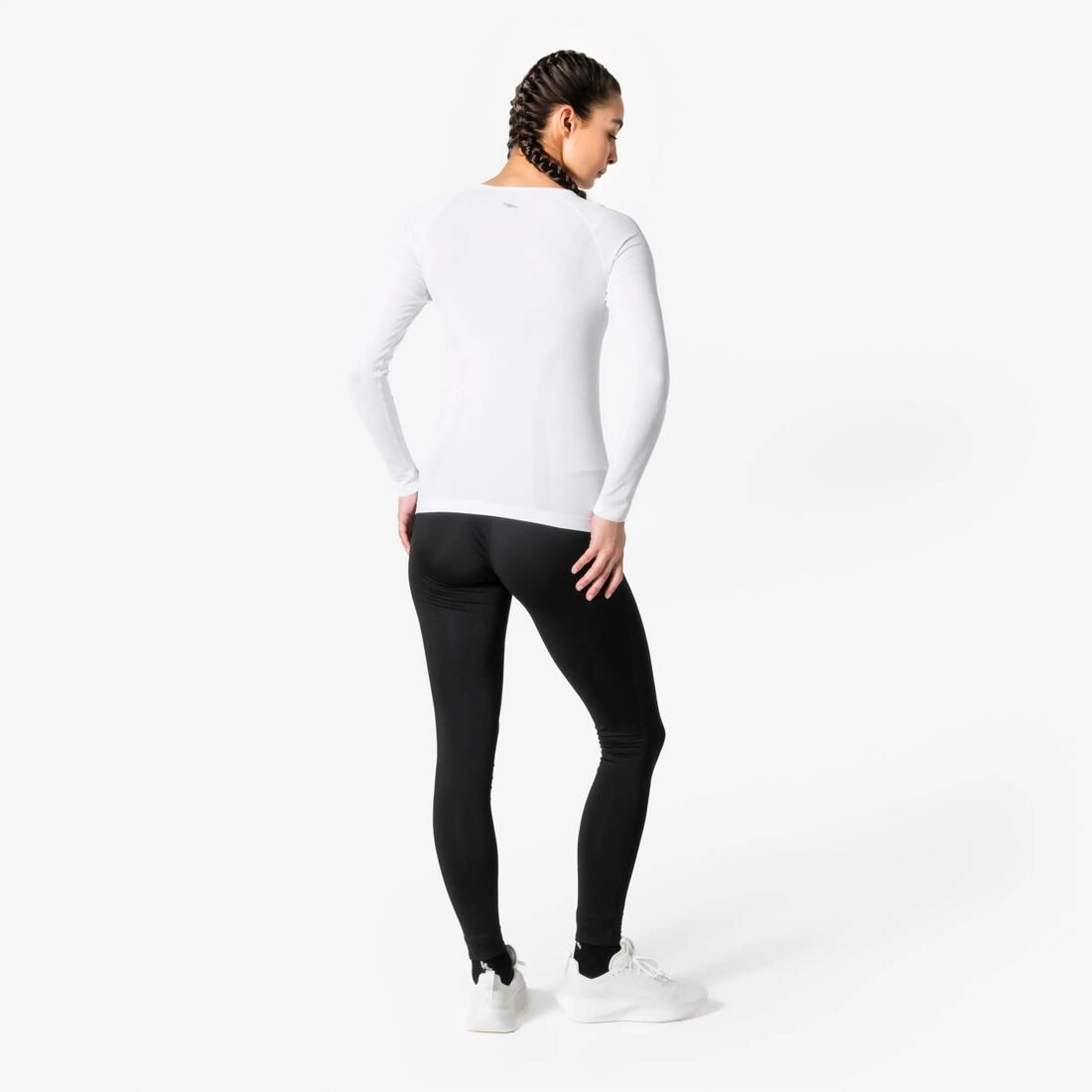 Legging de running chaud femme - KIPRUN Run 100 Warm Noir