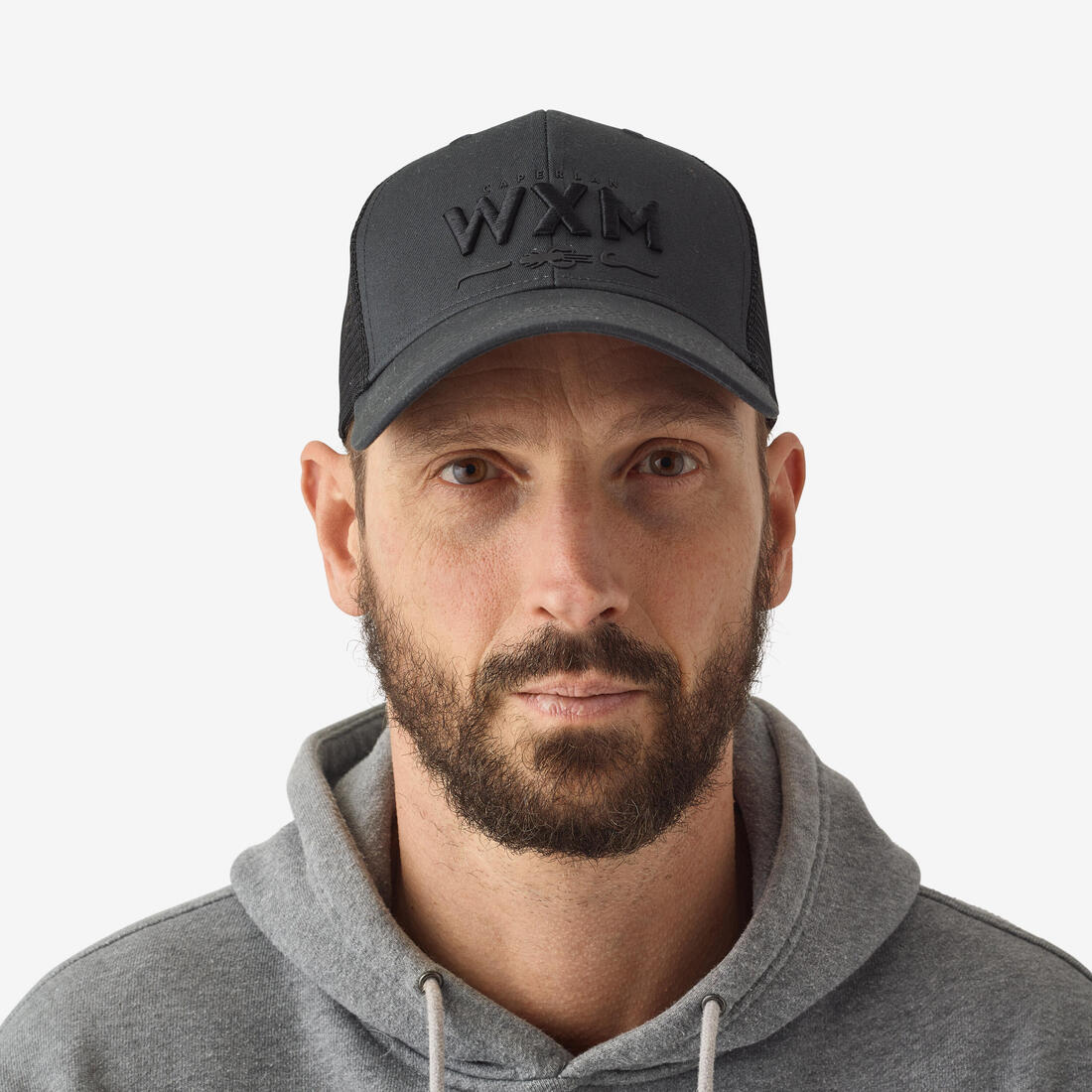 Casquette de pêche trucker snapback  - FC 500 WXM noire