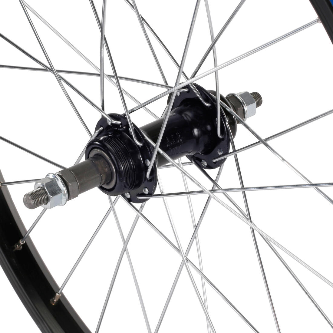 Roue vélo enfant 20 pouces arrière roue libre noir