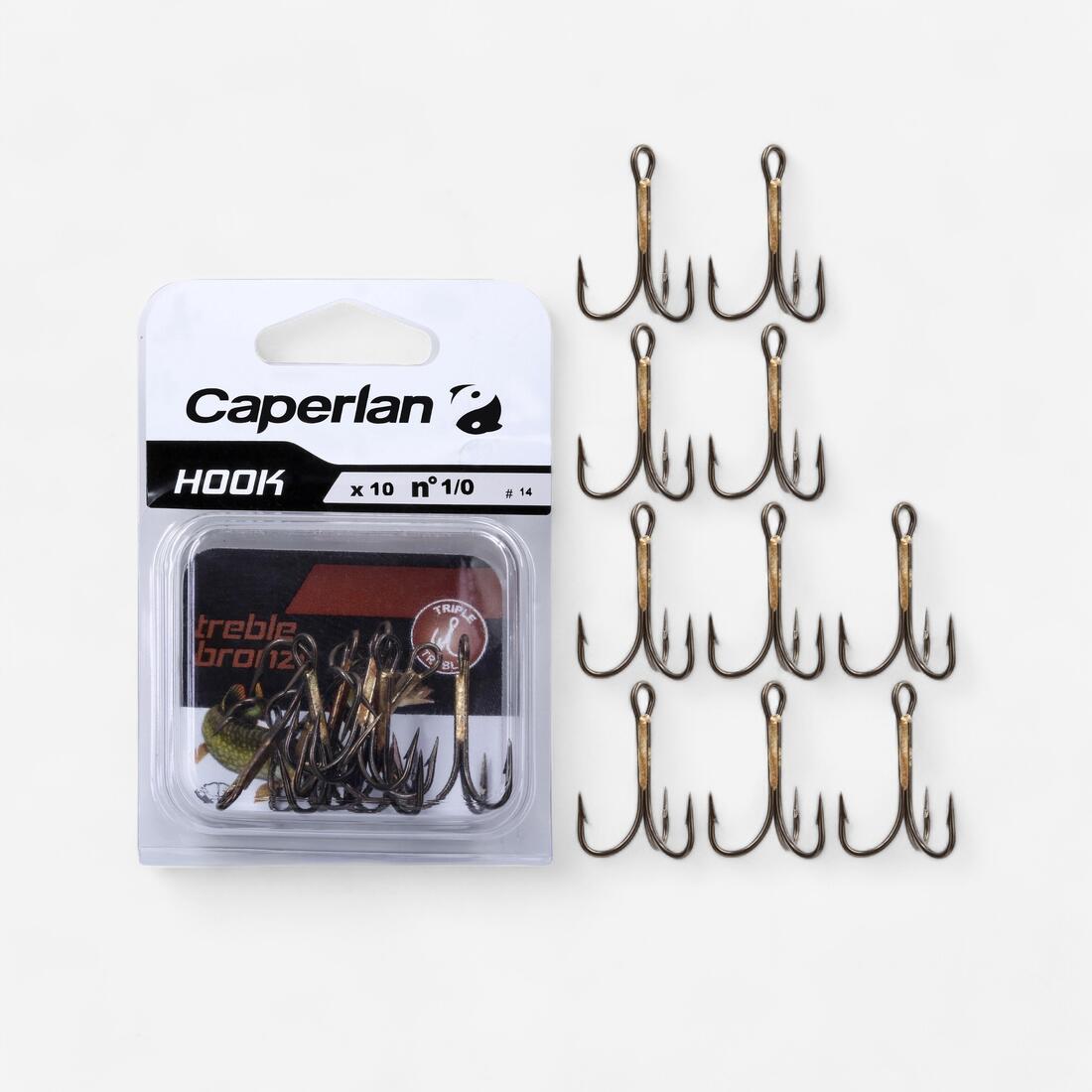 HAMEÇON TRIPLE PÊCHE HOOK TRIPLE BRONZE