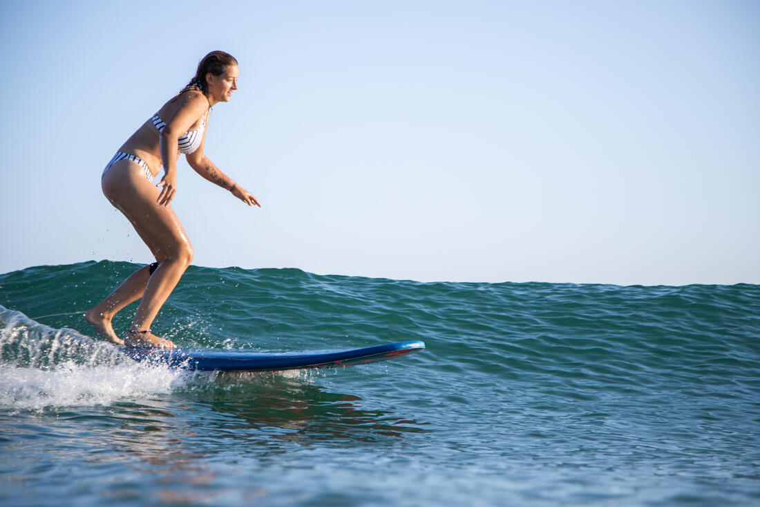 Haut de maillot de bain femme brassière de surf dos dégagé ANDREA SUPAI DIVA