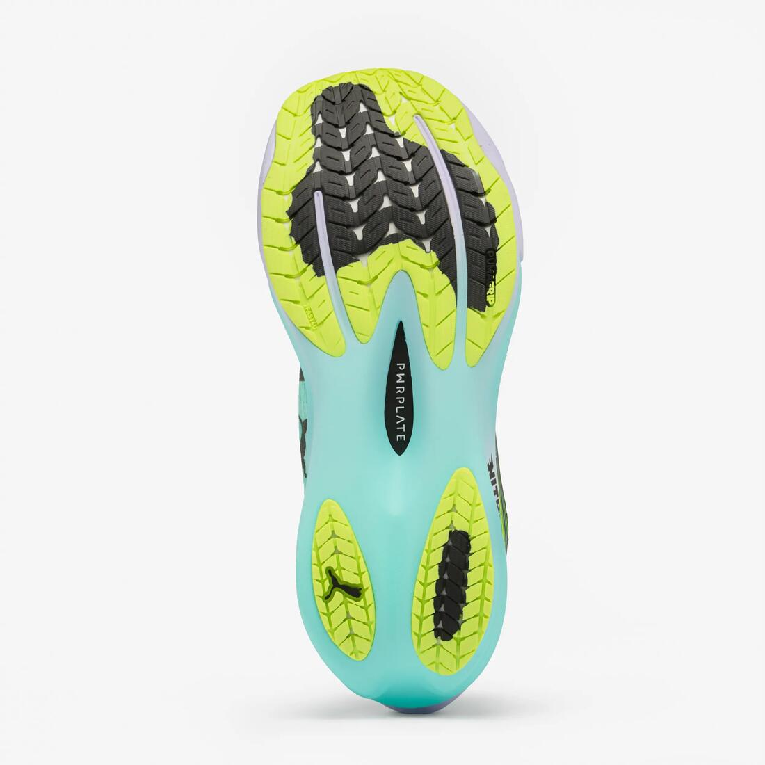 Chaussures de Running Hyrox Femme, Puma Deviate Nitro vert