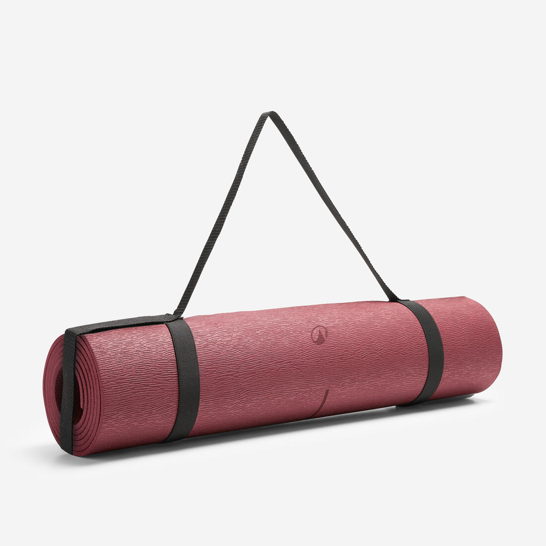 Tapis de yoga débutant adhérence et confort 5mm, bleu foncé