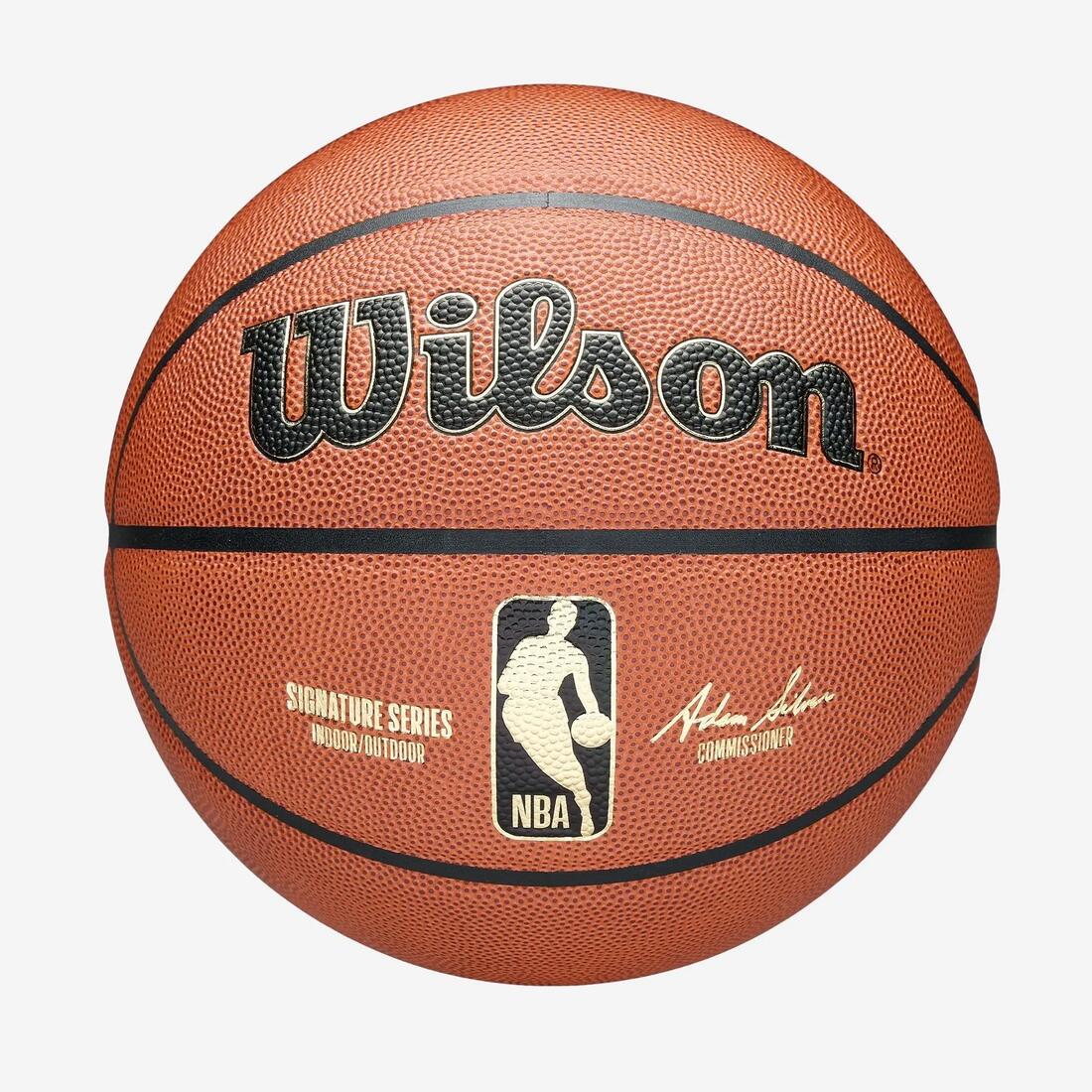 Ballon de basketball Taille 7 - NBA Signature Series S7 orange