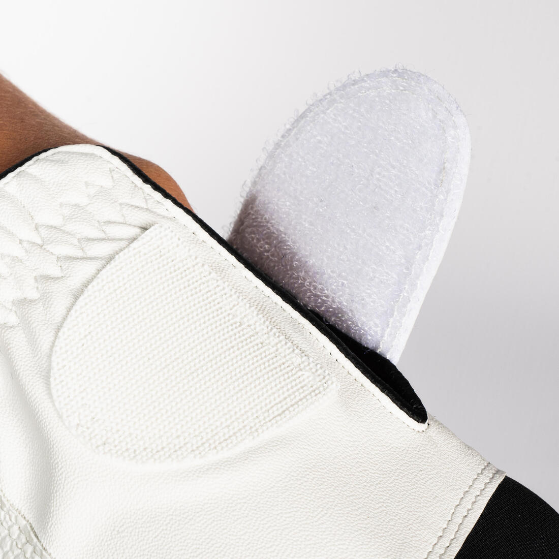 Gant de golf enfant main gauche pour droitier, 100 blanc