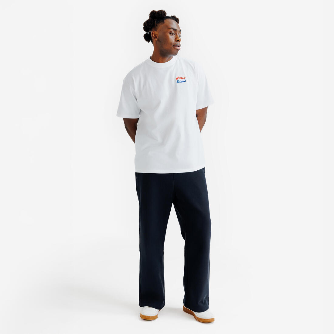 Pantalon jogging droit, homme, Elementals