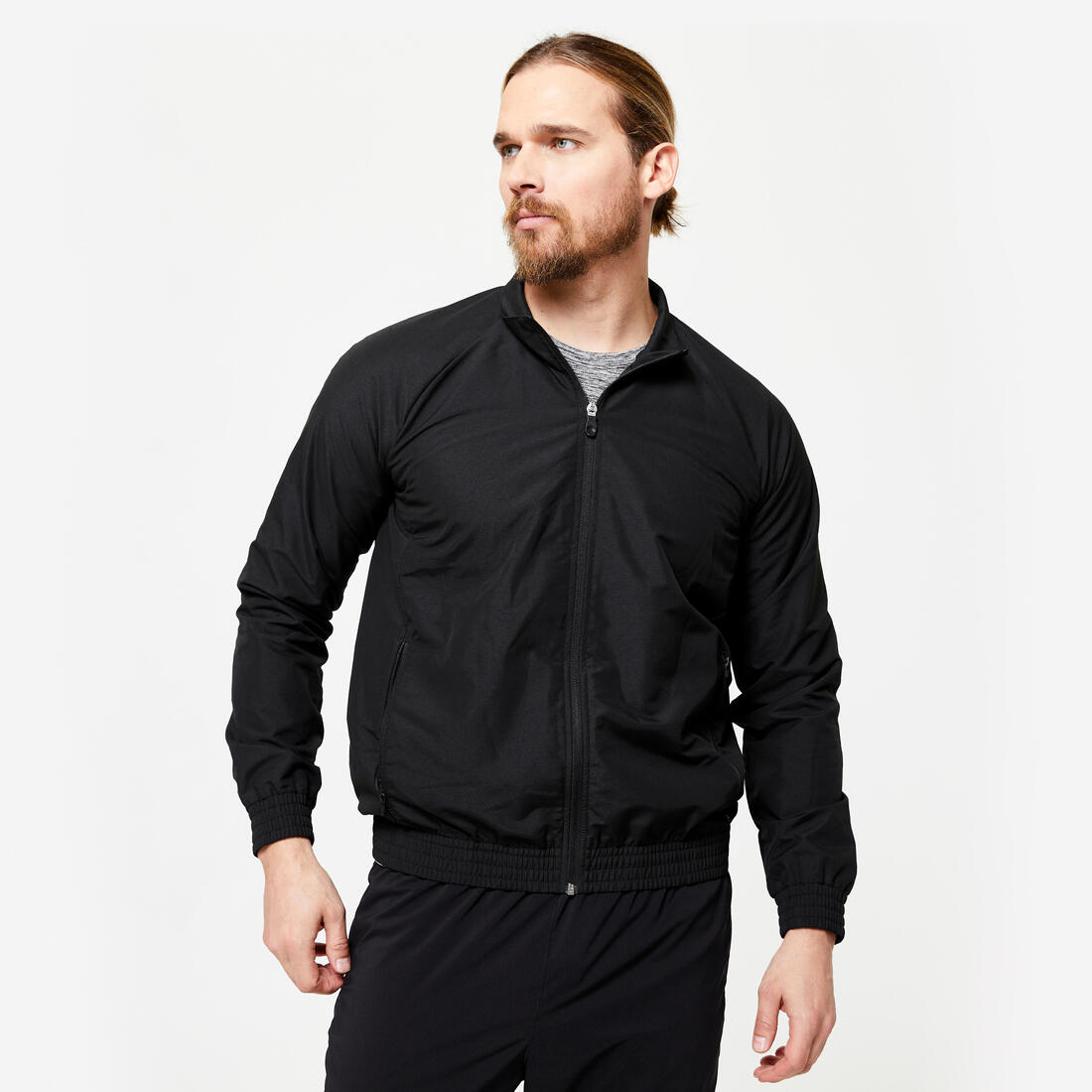 Veste de fitness standard respirant homme
