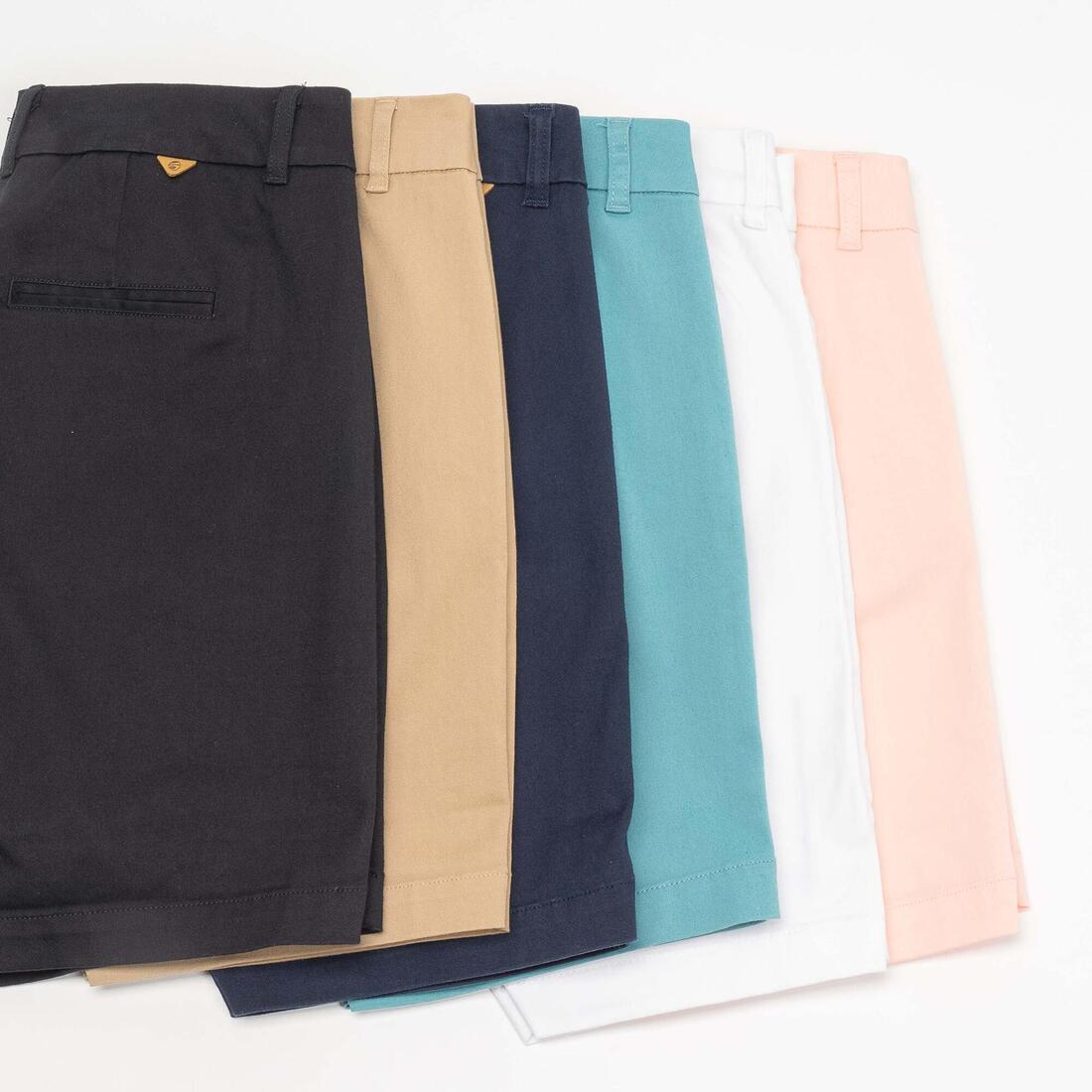 Short chino coton golf Femme, MW500