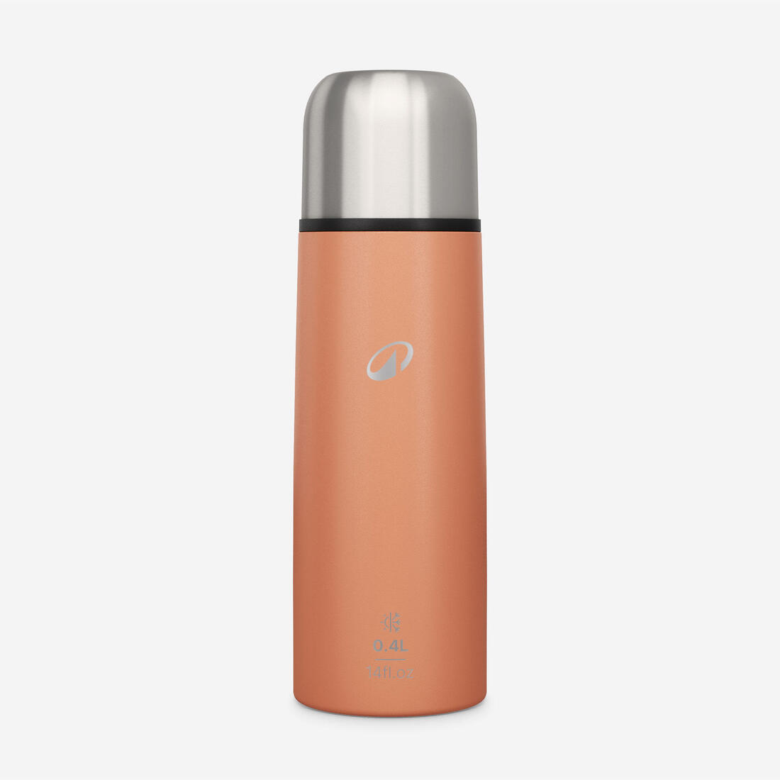 Bouteille isotherme inox 0,4L avec gobelet pour la randonnée