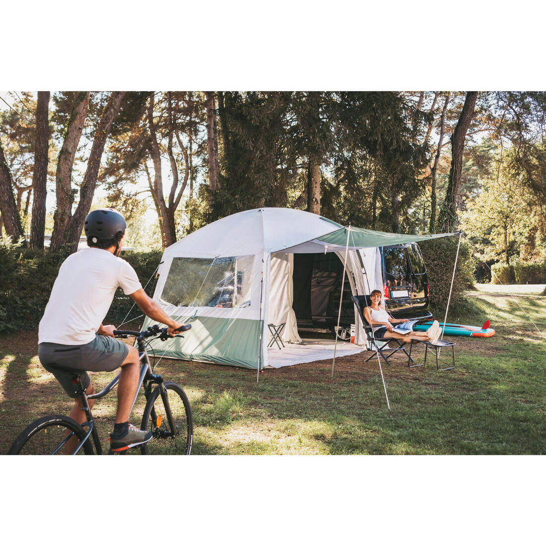 Auvent arceaux pour van et fourgon - Van Connect Arpenaz Fresh - 6 Personnes
