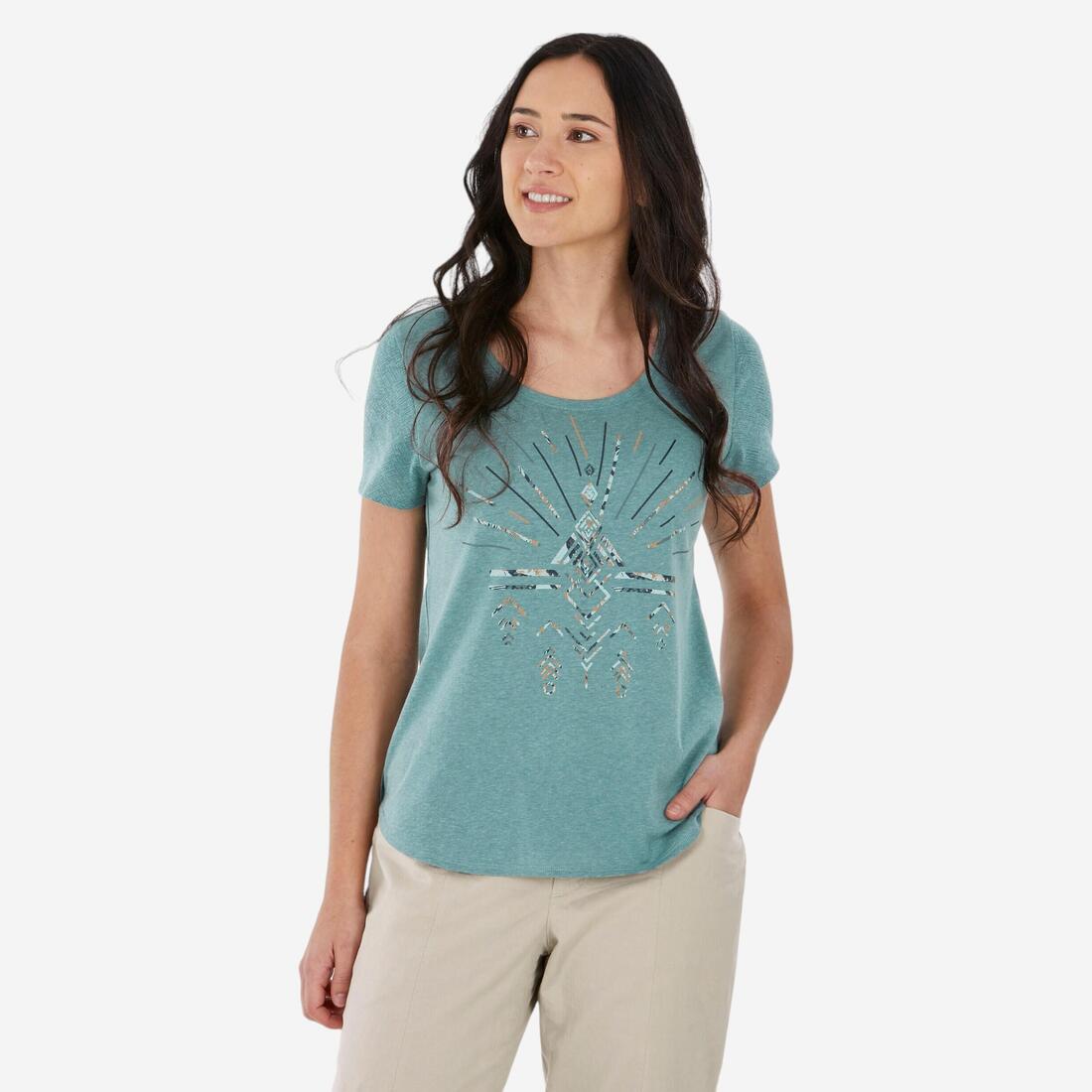 T-shirt de randonnée femme, NH500
