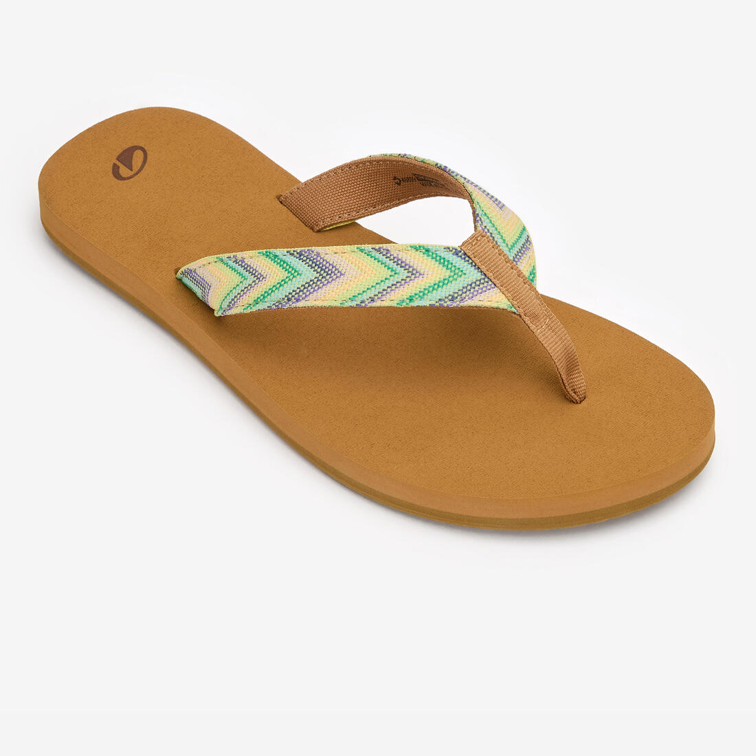 Tongs femme - 550 lea – marron camel